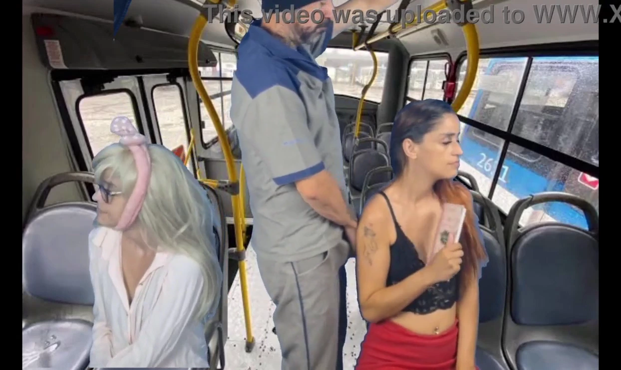Public transportation turns into a playground for pleasure and risk. porn video